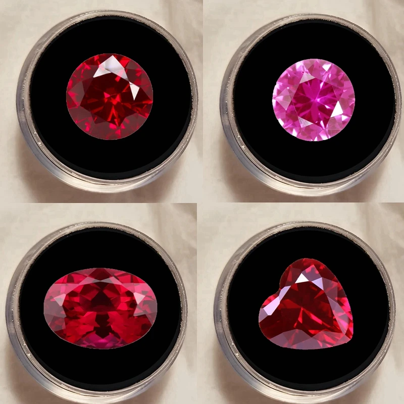 

Premium Selection Ruby Gemstone Test Mohs Hardness Gems for Jewelry Making/Gem Collection/DIY Pretty UV Test Box Pack Ruby