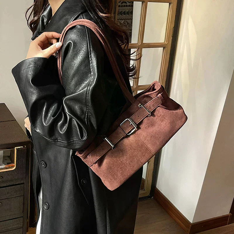 

Retro-style Underarm Bag For Women New 2026 Fashion Women's Handbag Large Capacity Tote Bag For Commuting