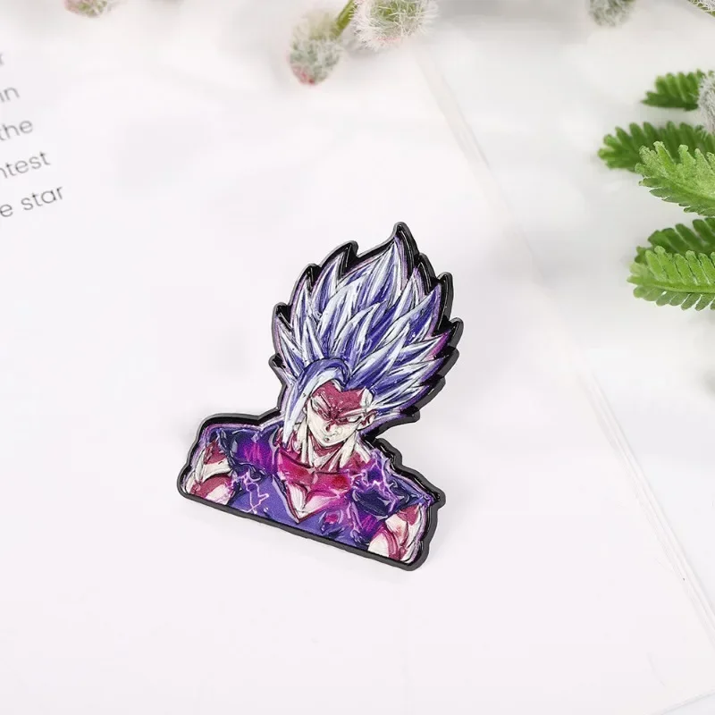 Japanese Anime Dragon Ball Action Figure Enamel Pin Badge Goku Master Roshi Piccolo Lapel Pin Party Jewelry Brooch Accessories