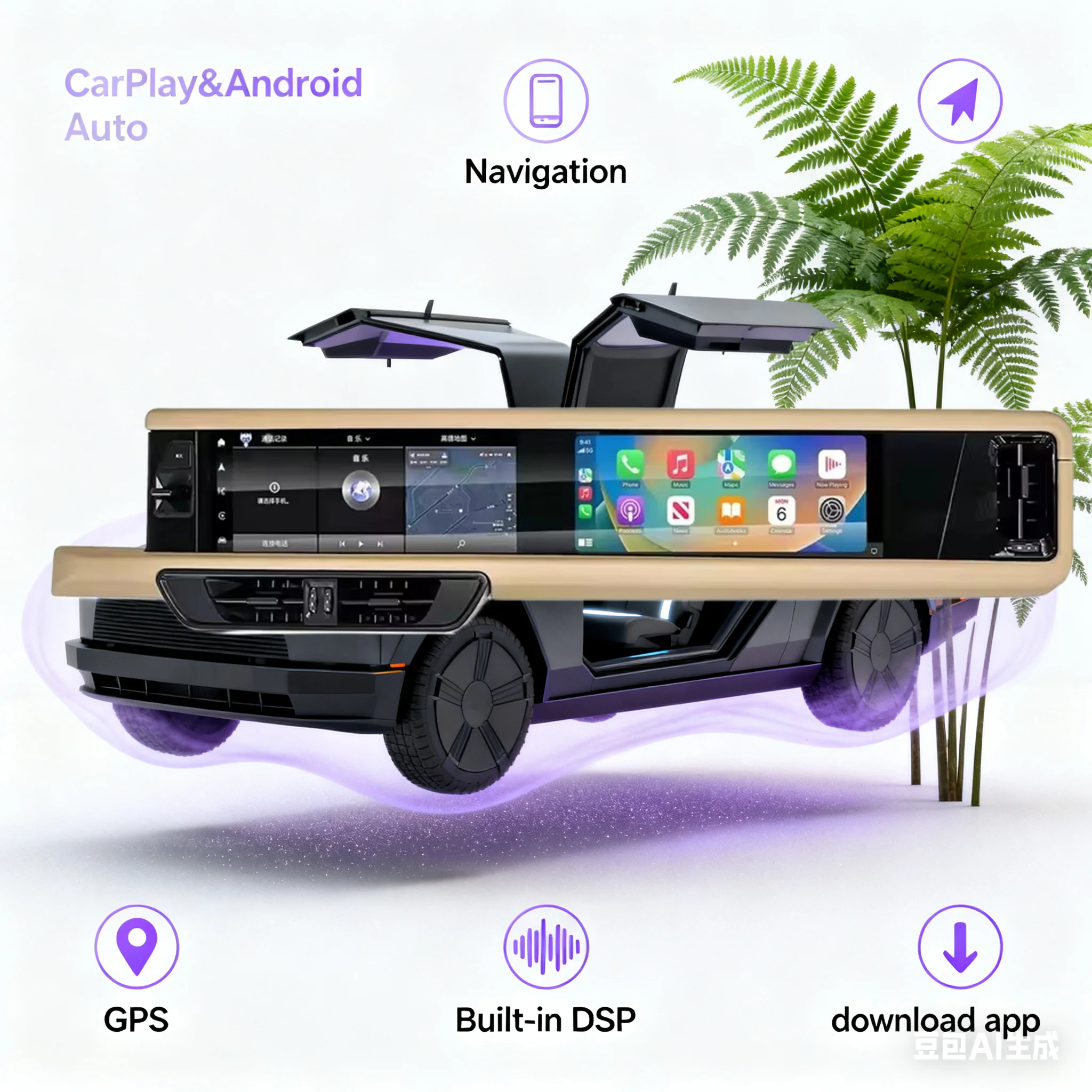 

Автомобильный радиоприемник Android с двойным сенсорным экраном для Porsche Cayenne 2010-2017, аудио, авто стерео, мультимедийный видеоплеер, головное устройство Carplay