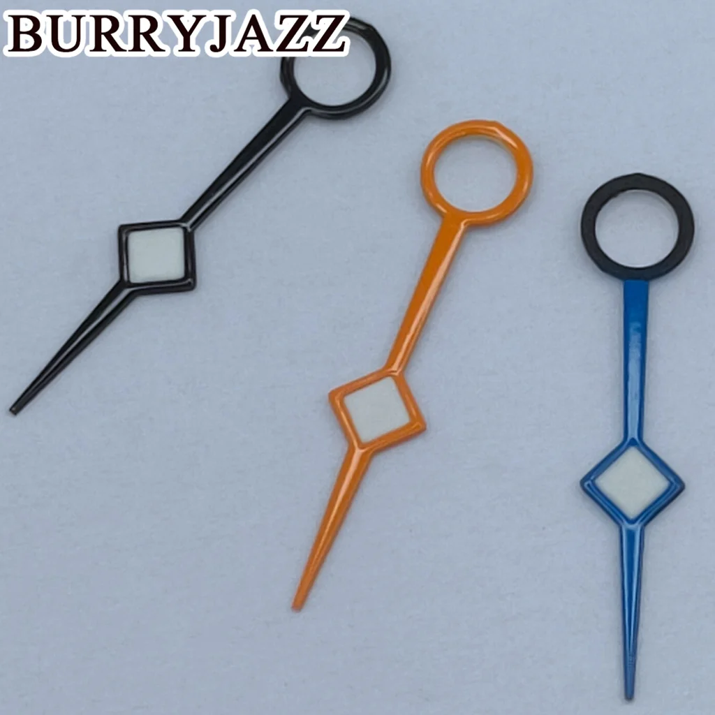 BURRYJAZZ NH35 NH36 NH38 7S26 7S36 4R35 4R36 Часы с одной секундной стрелкой Черный Розовое золото Синий Зеленый Красный Оранжевый секундные стрелки