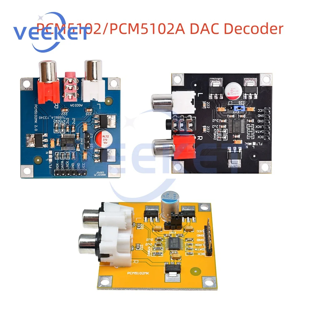 PCM5102 DAC Decoder I2S Player Assembled Module 32Bit 384K Beyond ES9023 PCM1794 Decoder Board Support for I2S /left-justified