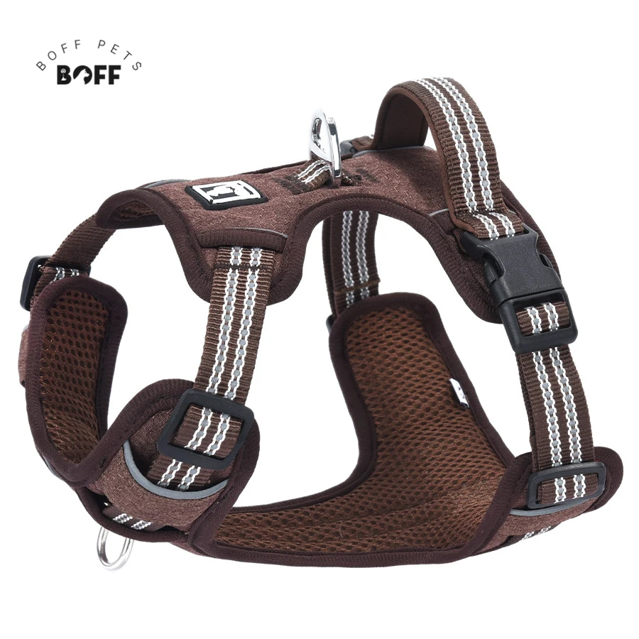 

BOFFPETS Summer Breathable Dog Harness Adjustable Waterproof Reflective Pet Gear for Corgi Bichon Frise All Sizes Dogs Outdoor