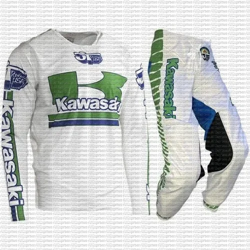 

2025 Kawasaki Motocross Kids Jersey And Pants Set Youth Off-road Racing Suit Endurance Gear Combination for Racers
