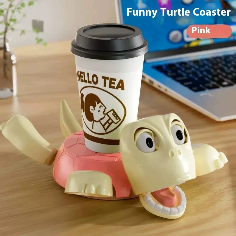 New Fun Coaster Turtle Cup Pad Tea Coffee Mug Drinks Holder Tableware Decorative 3D Printed Ornament Home Decor
