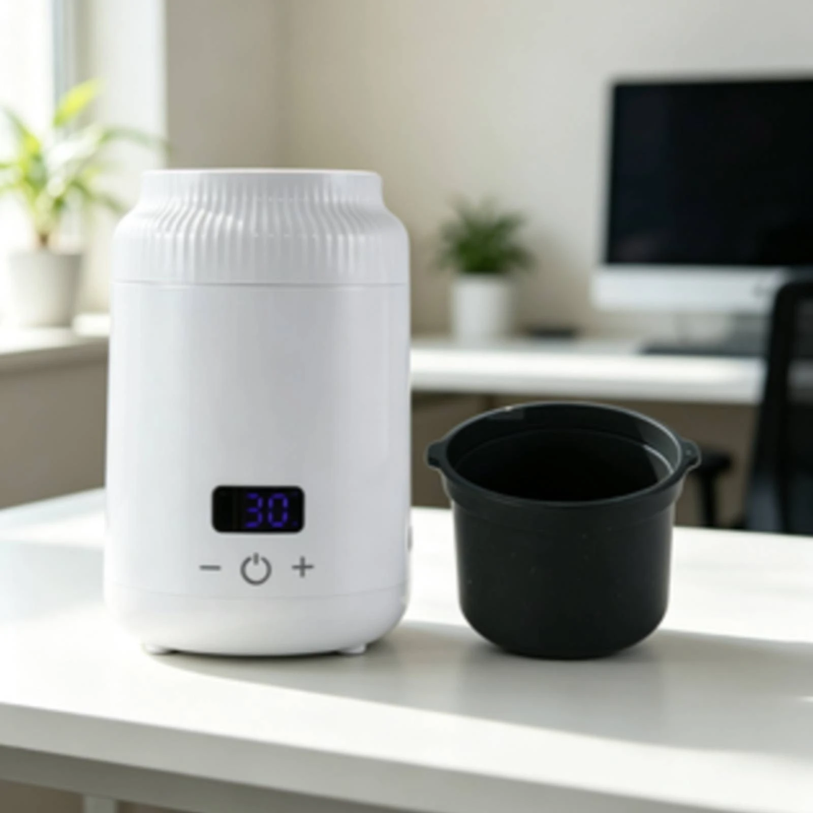 Depilatory Warmer with Digital Display Adjustable Temperature Depilatory Heater with Digital Display Appliance Portable