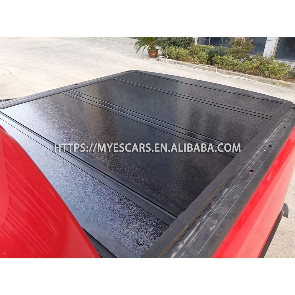 

Factory Hot Selling Factory 6.4 Inch Bed Size Waterproof Hard Type Four-fold Truck Bed Cover Lid Tonneau Cover for 09-22 dodge R