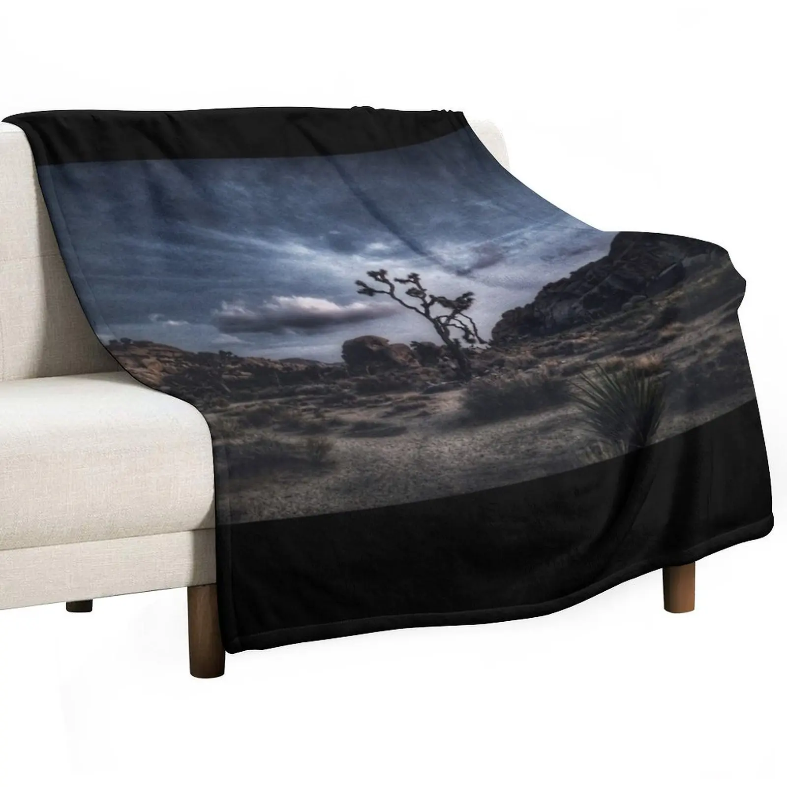 Joshua Tree Nightfall Throw Blanket Personalized Gift Beautifuls For Decorative Sofa Blankets