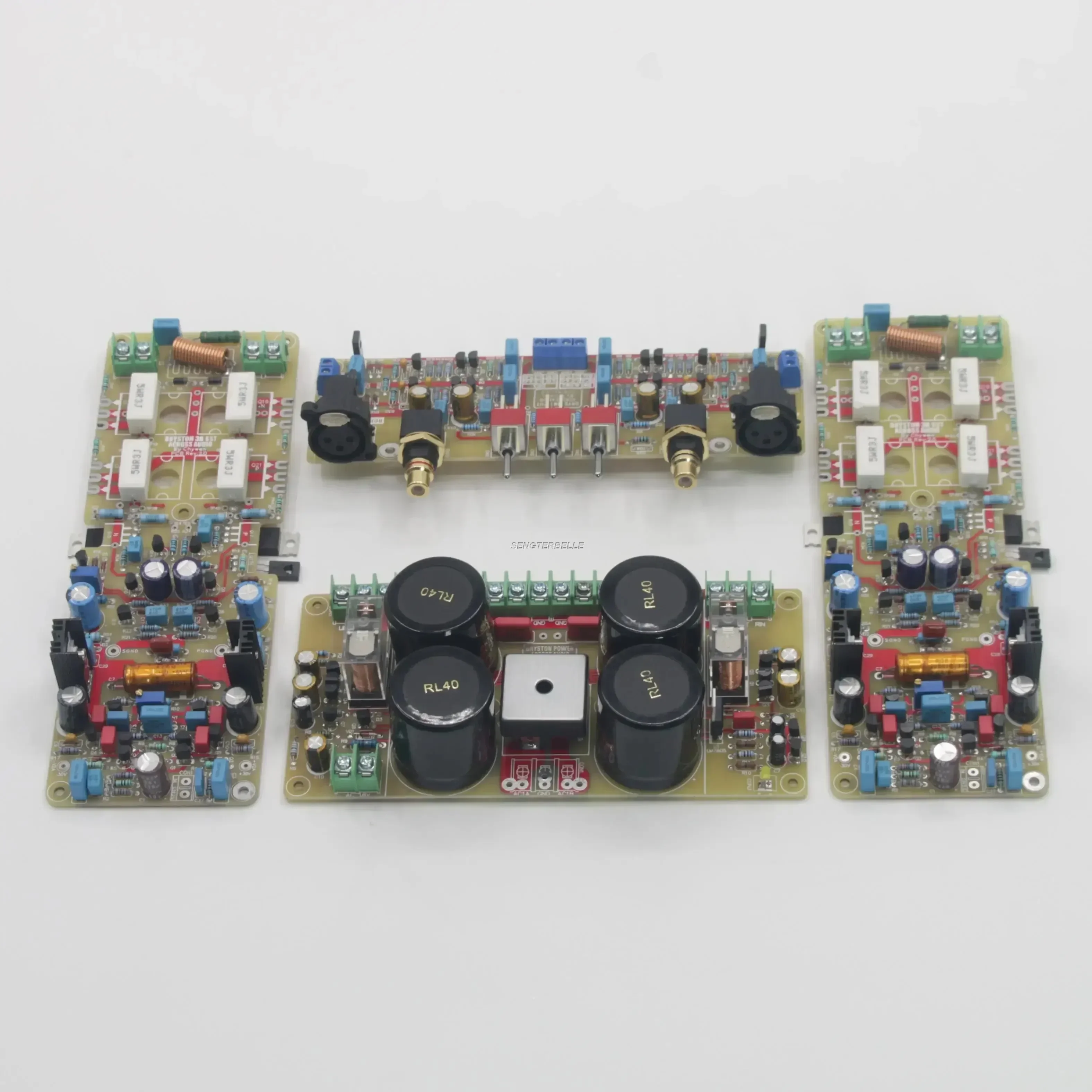 Placa amplificadora de potencia estéreo HiFi Bryston 3B SST2 150W + 150W + placa PSU + placa de interruptor de entrada