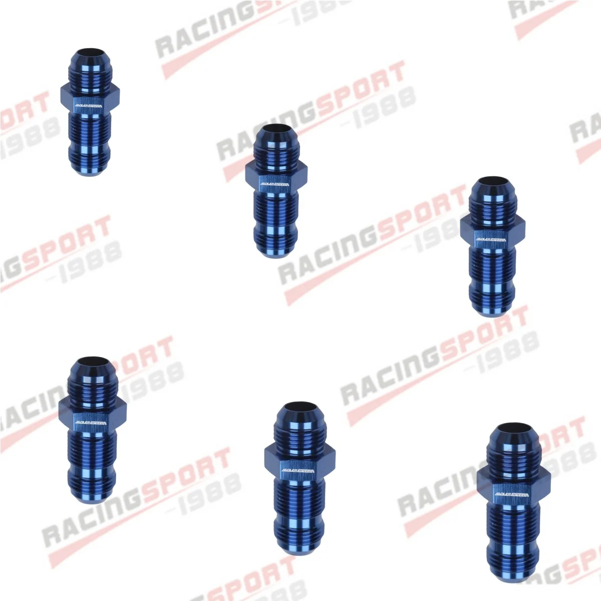 AN3 AN4 AN6 AN8 AN10 AN12 AN16 AN20 Male Straight Elbow Flare Bulkhead Adptors Anodized Aluminium Fitting Oil Adapters Accessori
