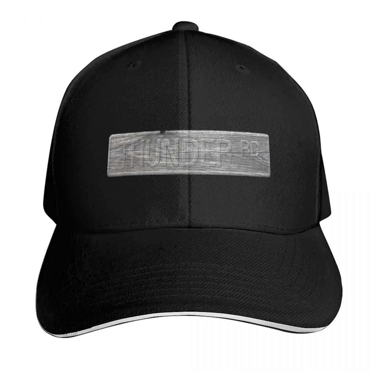 Thunder Road Wooden Sign Lightweight Sweatshirt Baseball Cap Men Women Casual Summer Sport Sun Cap
