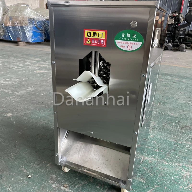 Industrial Fish Slotting Machine Integrated Commercial Kitchen Restaurant Use Fish Killing Descaling Equipment