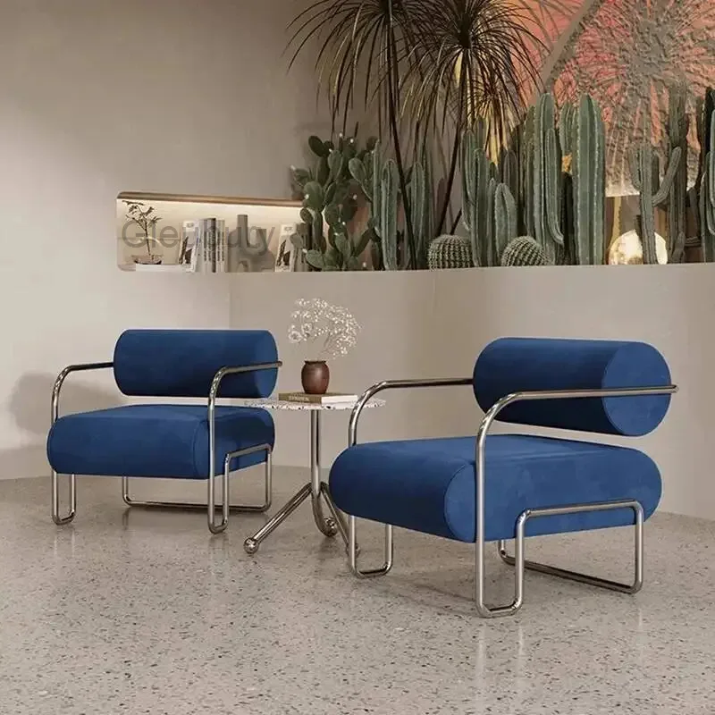 Nordic Home Single Furniture Modern Chaise Replica Nordique Auxiliary Relaxing Desk Chair Rocking Design One Tumbonas Lazy Sofa