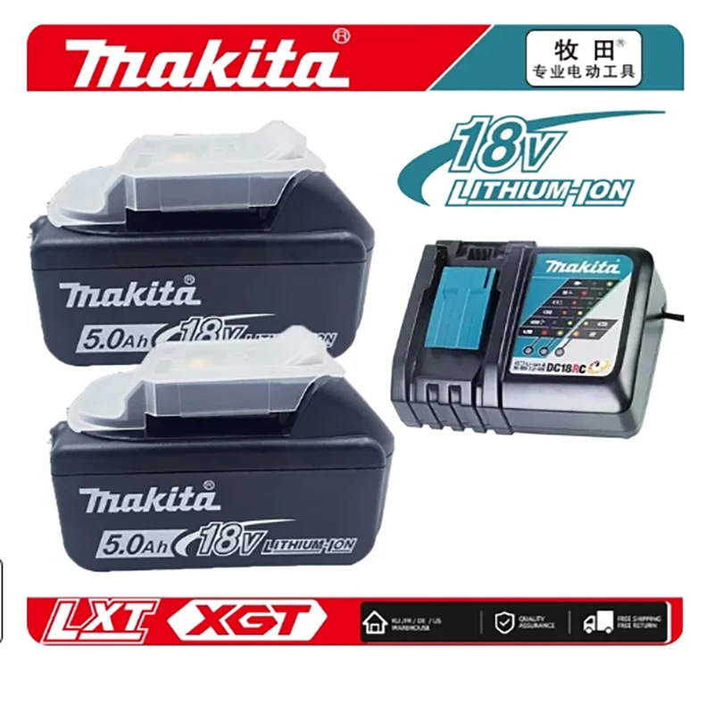 

100% original Makita 18V 6.0Ah Rechargeable Battery ,For Makita BL1830 BL1830B BL1840 BL1840B BL1850 BL1850B Power Tools Battery