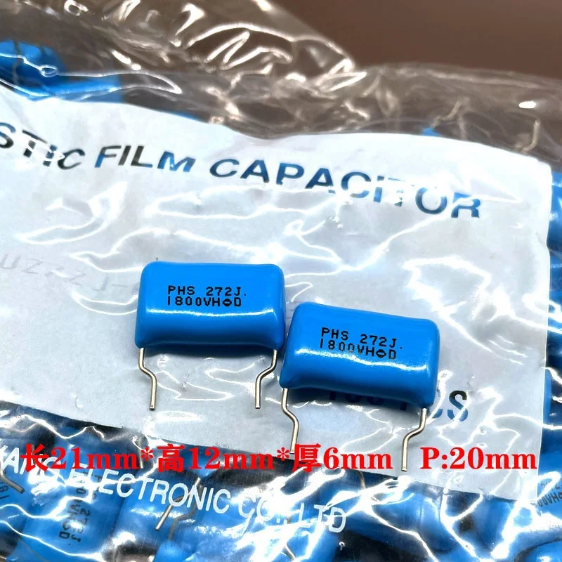 

10PCS Nitsuko Nikko 272 0.0027uf 2.7nf 1800v 2000v CBB thin film capacitor