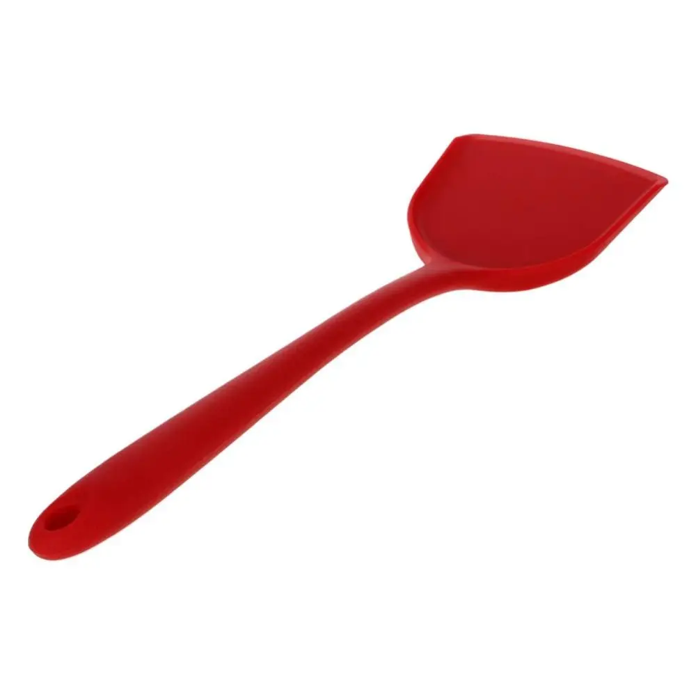 Espátula Wok de silicona mejorada, goma resistente al calor, volteador para freír, pala de cocina antiadherente para hornear