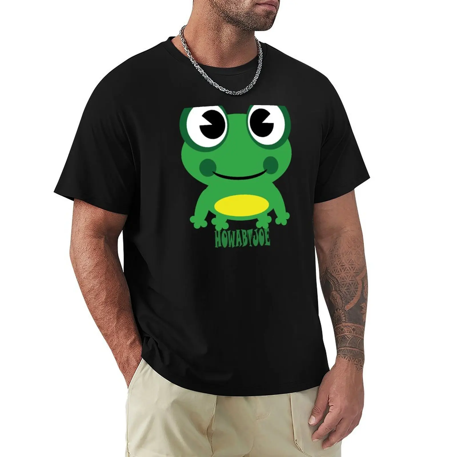 

Howabtjoe T-Shirt blacks sports fans topping cotton t shirt men