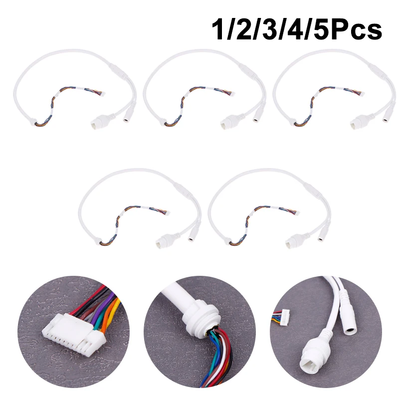 1/2/3/4/5Pcs Ethernet Lan Cable PoE RJ45 Network Cable 10 Pin 10 Core For Hikvision Ip Camera