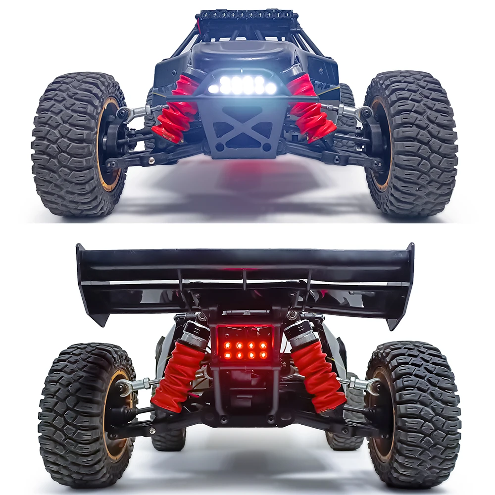 TRINOOD RC Car Roof Light Front and Rear LED Headlights Taillights for 1/5 DBXL XL 4WD 2.0 4X4 Gas Buggy RTR Parts