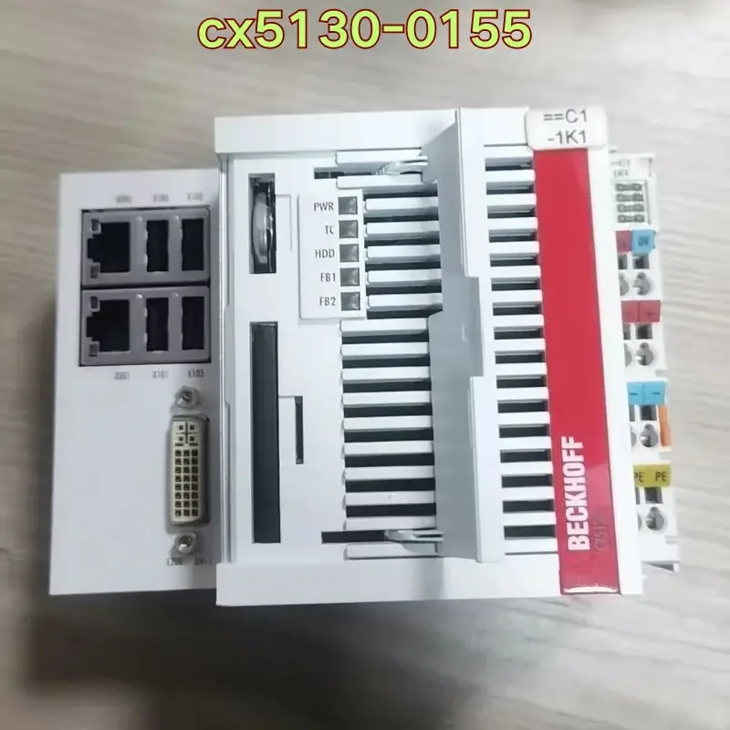 Second-hand PLC module cx5130-0155 function test is normal