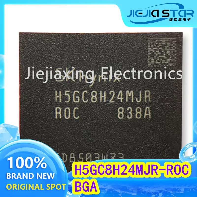 H5GC8H24MJR-ROC H5GC8H24MJR-R0C H5GC8H24MJR ชิปหน่วยความจำวิดีโอ8กรัมใหม่เอี่ยมอุปกรณ์อิเล็กทรอนิกส์ดั้งเดิม1/5ชิ้น