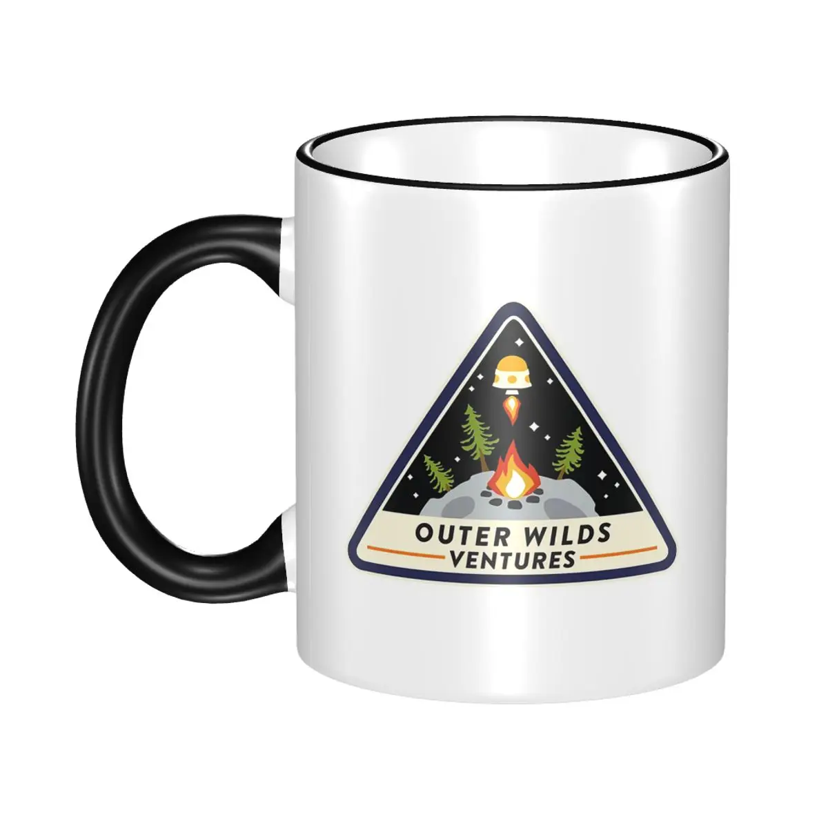 Outer Wilds Ventures Patch Mug Funny Ceramic Coffee Cups Tea Mugs Milk Cup Drinkware Gifts for Friends