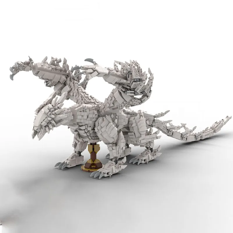新しいMocビルディングブロックモデルホワイトスパークエンジェルファイアードラゴンテクノロジーモジュラービルディングブロックギフトクリスマスおもちゃDIYセット組み立て