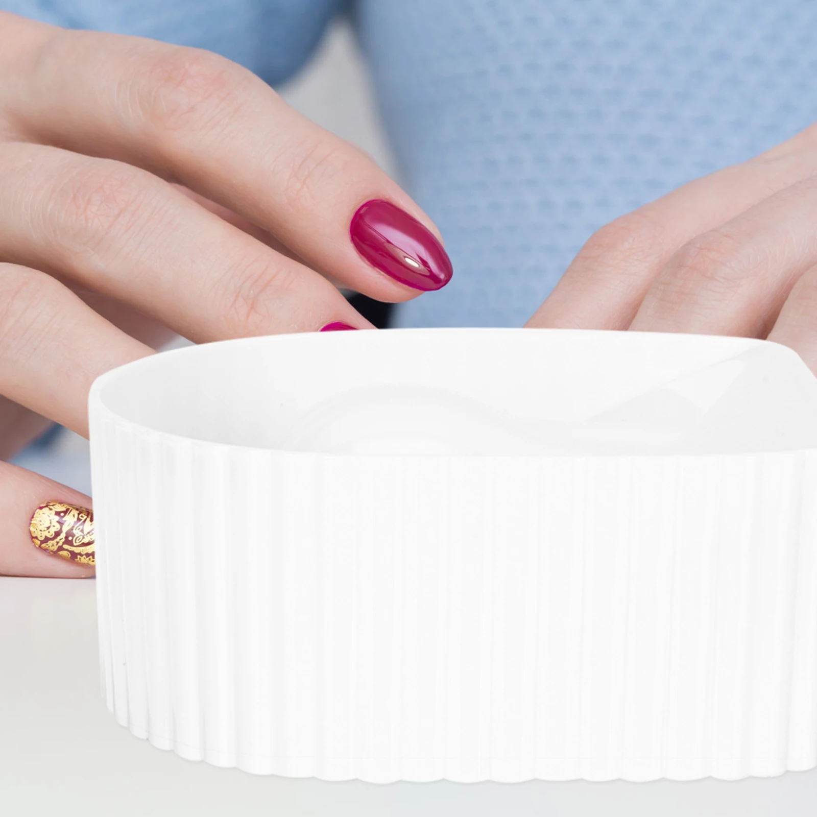 

Чаша для замачивания ногтей, акриловая чаша для маникюра, для снятия гель-лака, для процедуры Soak Off, инструмент для спа-ухода за руками, принадлежности для нейл-арта