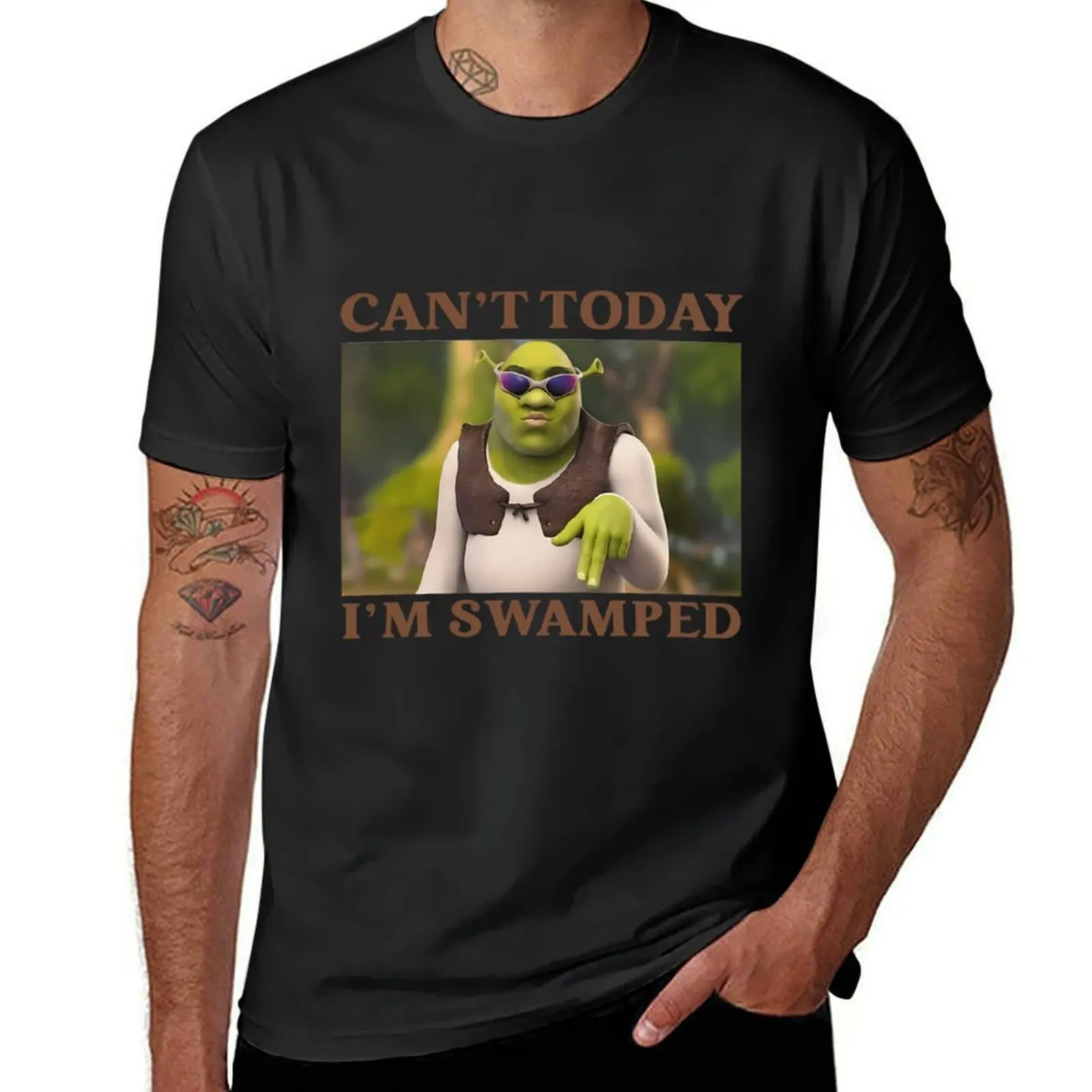 Funny Cant Today Im Swamped T-Shirt sports fans customs design your own Men's t-shirts