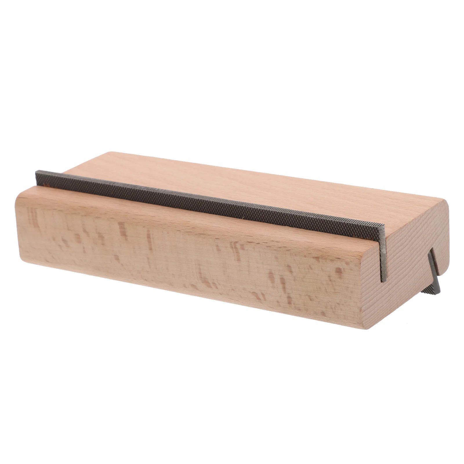 

Guitar Repair Tool Dual Sided Fret File Wood Handle Bass Compatible Kit Polishing Beveling