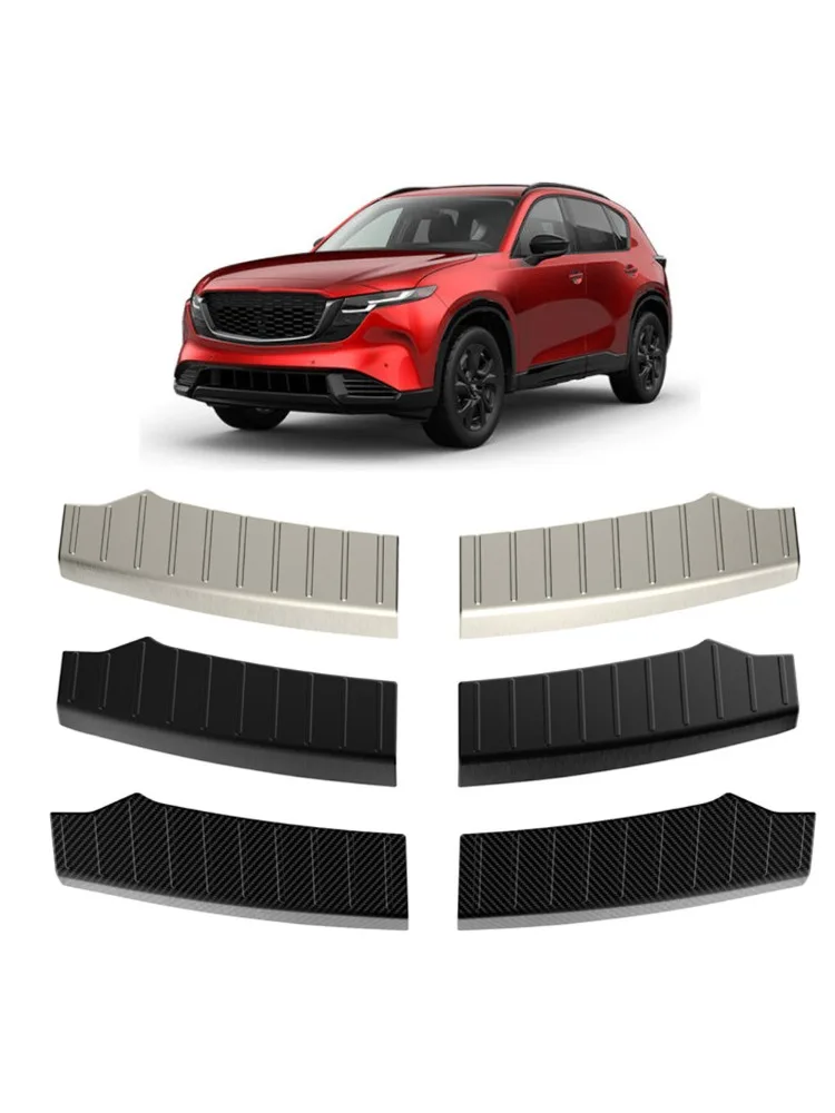 Listwa ochronna progu bagażnika tylnego ze stali do Mazda CX-5 CX5 2026 2027, wewnętrzna osłona zderzaka tylnego, akcesoria samochodowe — 2