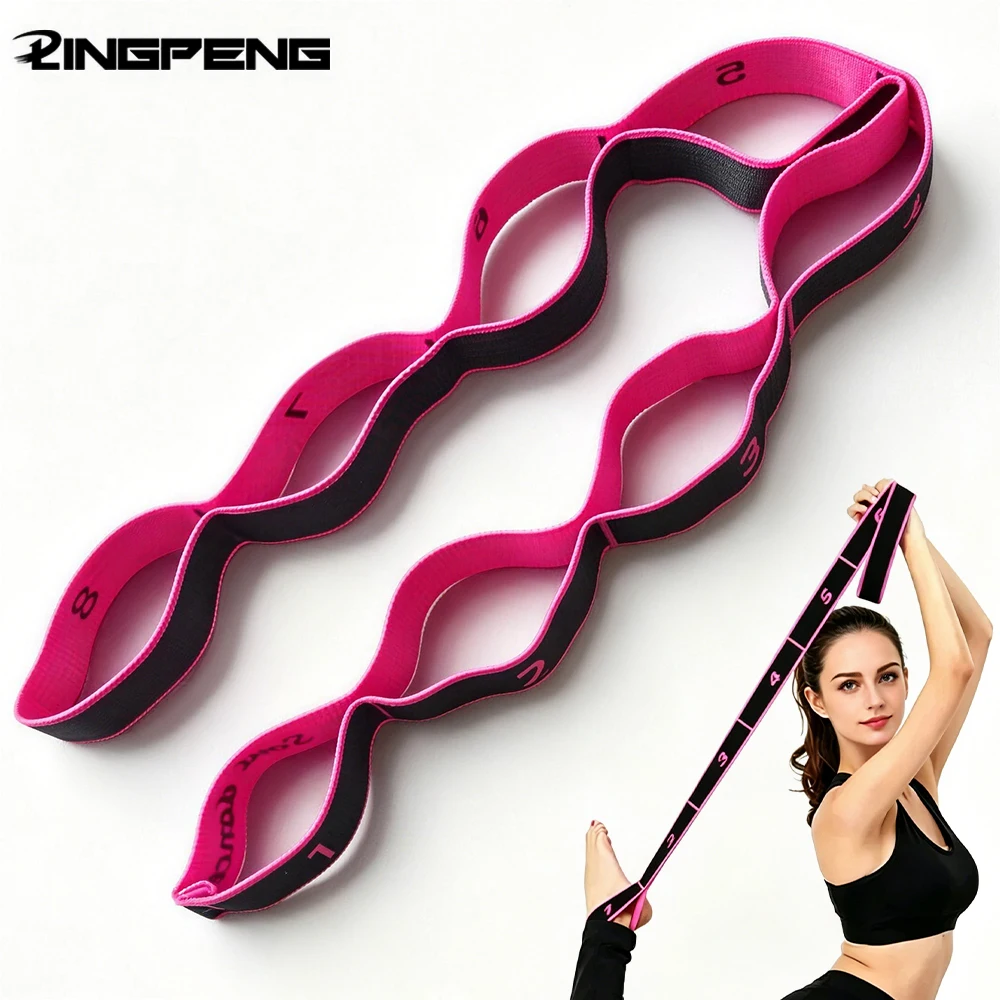 8/10 Sections Dance Resistance Band Yoga Stretching Pil...