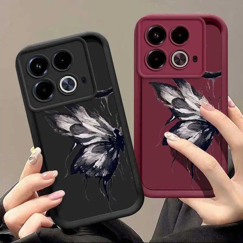 Note40 Artistic Butterfly Sky Eye Ladder Phone Case For Infinix Note 40Pro 30 30Pro 30VIP 12 12Pro Smart 8 7 6 Zero 30  Cover