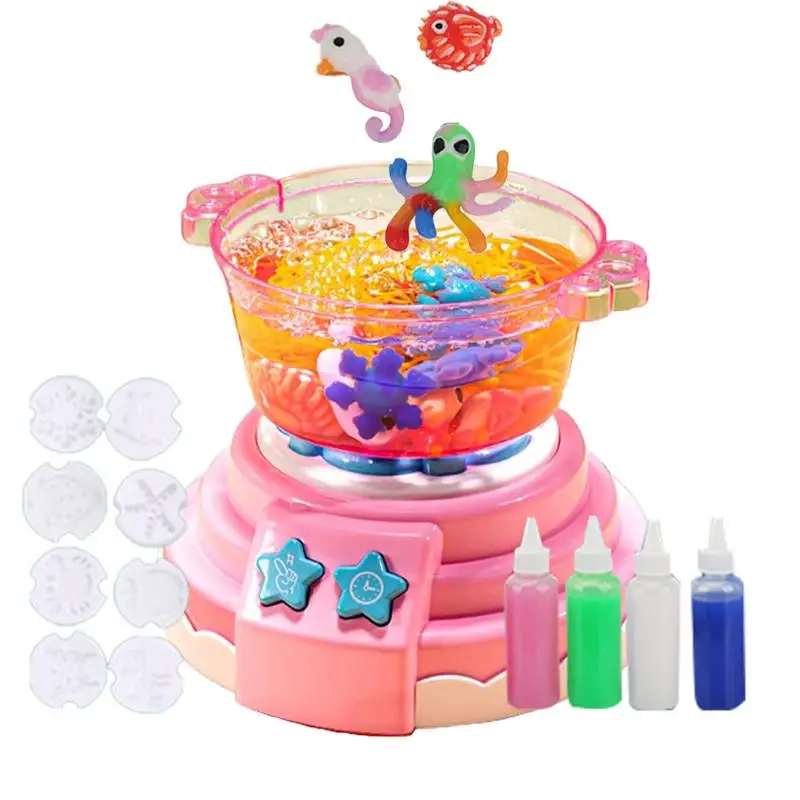 Aqua Fairy Toy Set para crianças, Fada da água mágica para meninos, Artes e Ofícios, Gel mágico, Moldes para animais