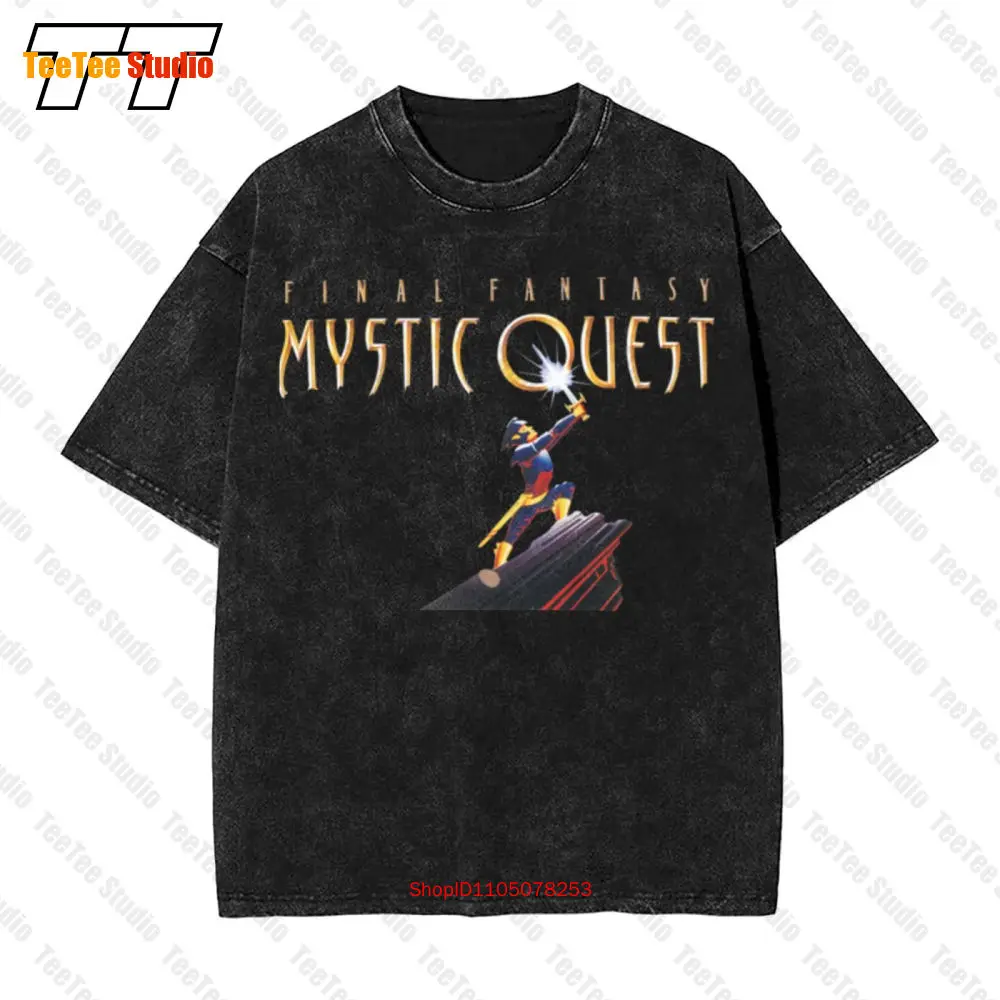 Final Fantasy Mystic Quest Snes Video Game Vintage Camiseta grande 23Z2