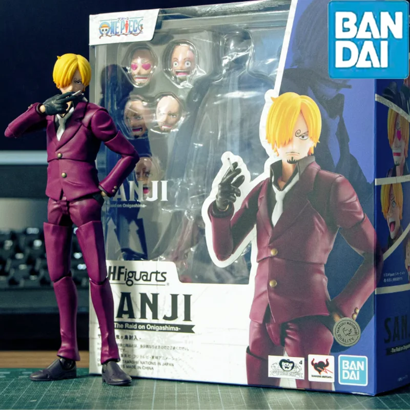 

Original Bandai S.H.Figuarts Shf One Piece Sanji The Raid On Onigashima In Stock Anime Figures Model Toys Birthday Gift