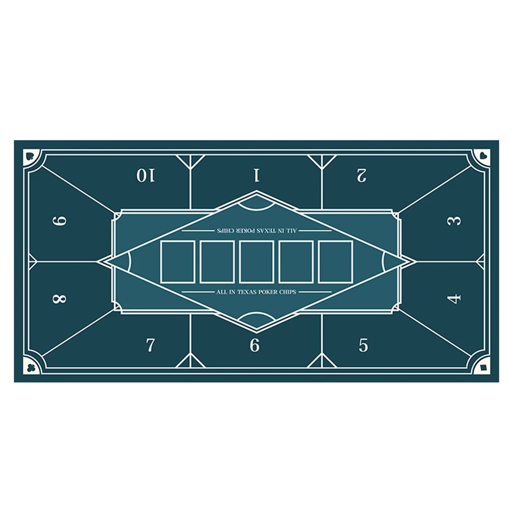 

Водонепроницаемый коврик для покера Texas Hold'em, резиновая скатерть для настольных игр, коврик для игрового стола, аксессуар для покерных игр