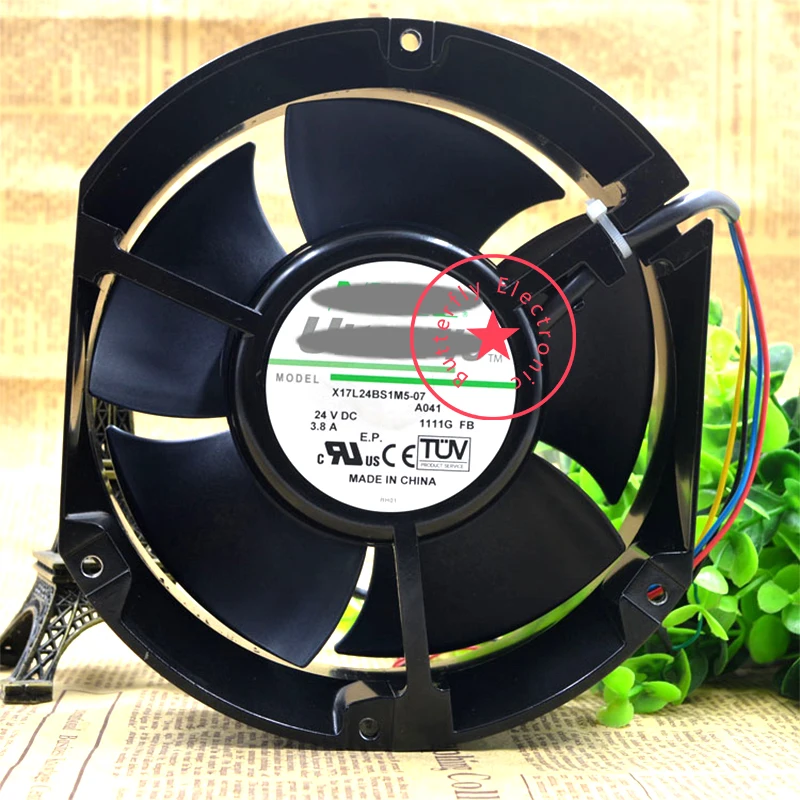 BRAND NEW X17L24BS1M5-07A041 DC24V 3.8A 17251 172*150*51mm ORIGINAL cooling fan cooler