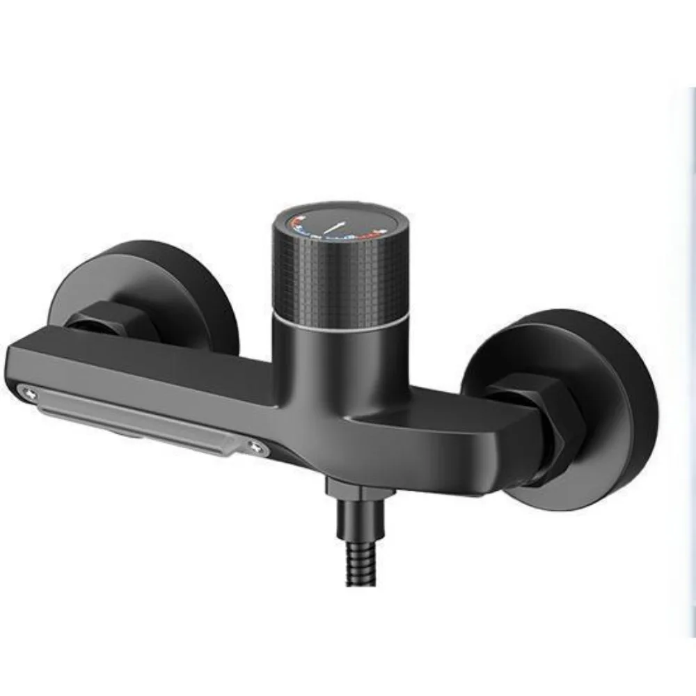 

Durable Material 3-Way Bath Shower Mixer Valve Smooth Temperature Adjustment Stable Performance Hot Cold Water Faucet