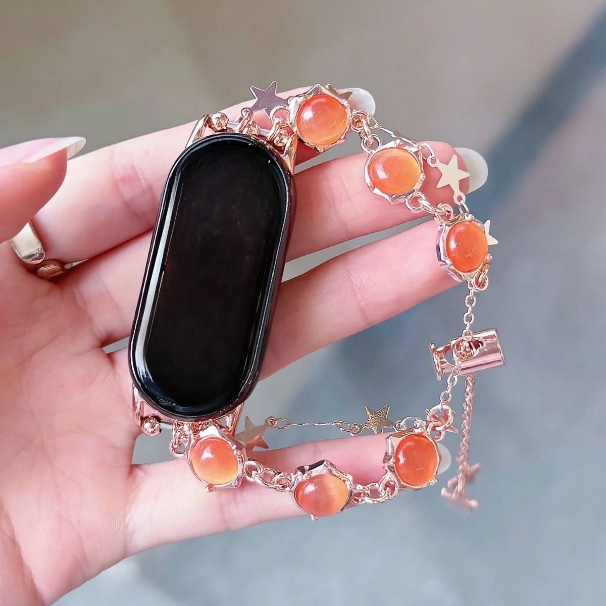 

Star Cat Eye Crystal Strap Suitable for Xiaomi Band 8Pro/9Pro，For Mi band 3/4/5/6/7，8/8NFC/9/9NFC/10/10NFC，For Redmi Watch5/4