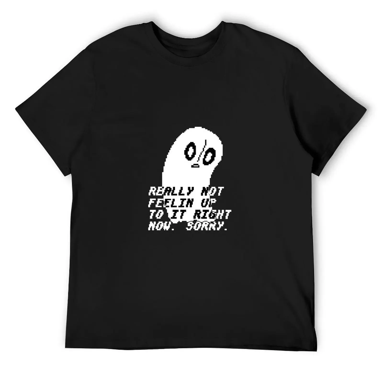 

Napstablook T-Shirt oversizeds plain topping mens funny t shirts