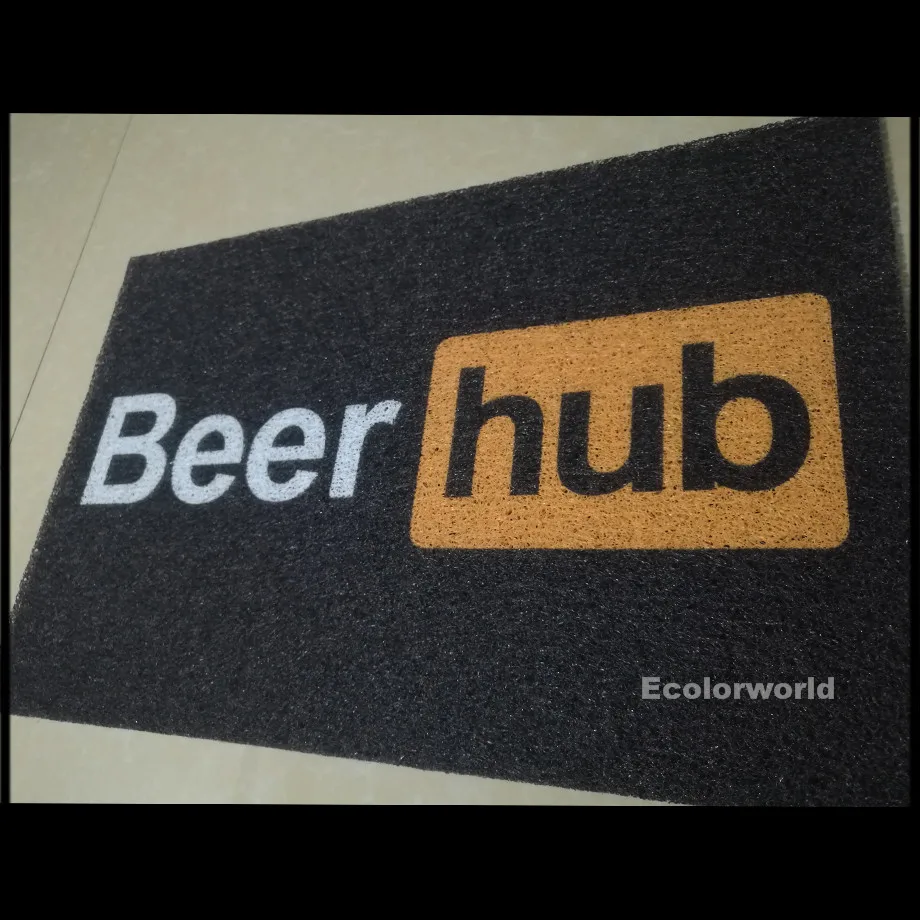 Personalized Hub Doormat Custom Text Entrance Welcome Mat Hallway Doorway PVC Rugs Floor Mats Carpet Dust Proof For Front Door