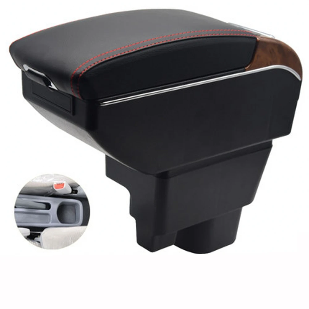 For Geely MK Armrest Box Retrofit Parts Center Console Special Storage Space Car Elbow Rest with USB