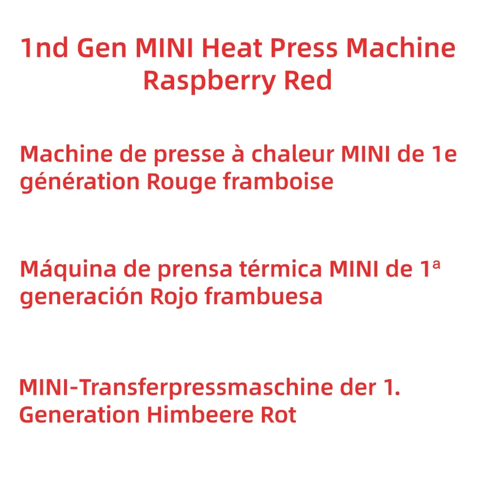 Resend link with MINI Heat Press Machine and 2nd Gen MINI Heat Press Machine