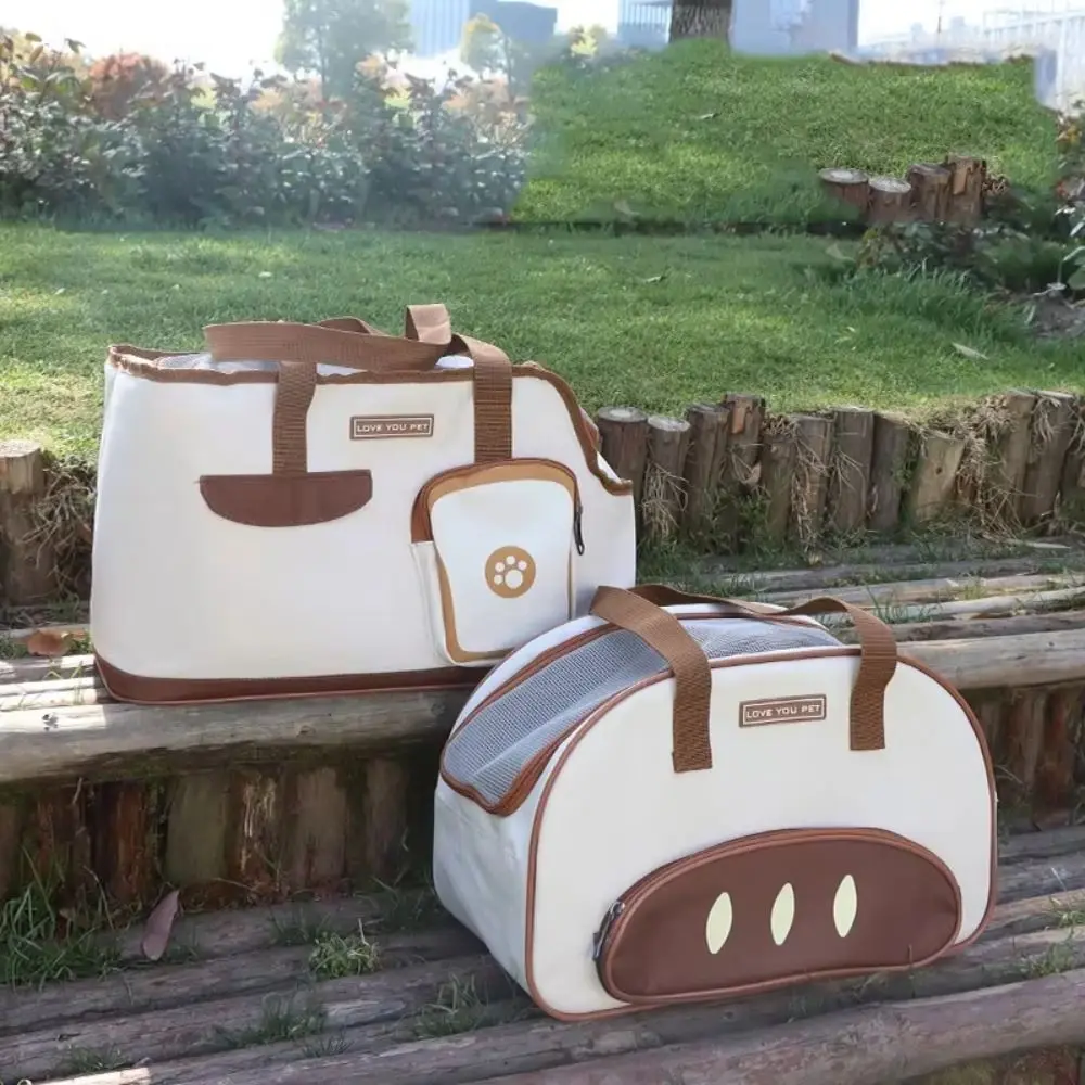 Bolsa portátil para torradas e gatos, bolsa respirável com zíper para transportar cães, portátil e leve, acessórios para animais de estimação