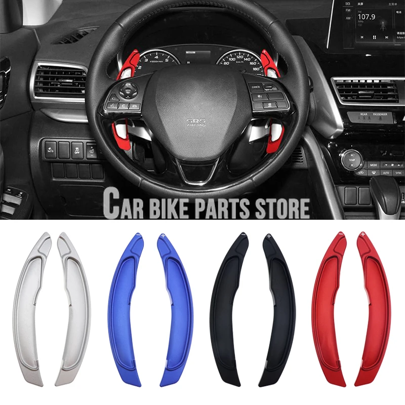 

Комплект из 2 накладок на руль для переключения передач Mitsubishi Lancer/EVO/Eclipse Cross/Outlander/Lancer EX/ASX, удлинители рычагов КПП