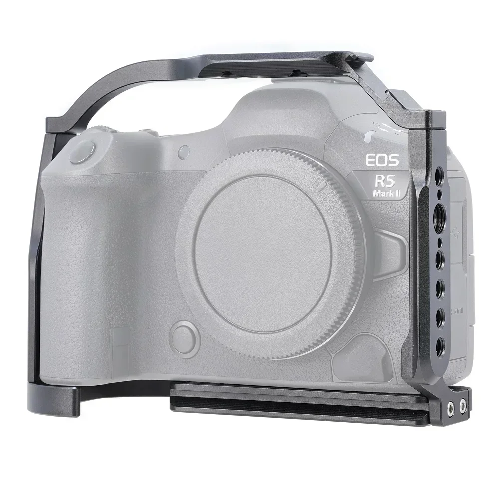 

Camera Cage For Canon EOS R5 Mark II Portable Quick Release DSLR Photography Accessories Tempered Screen Protector Cage
