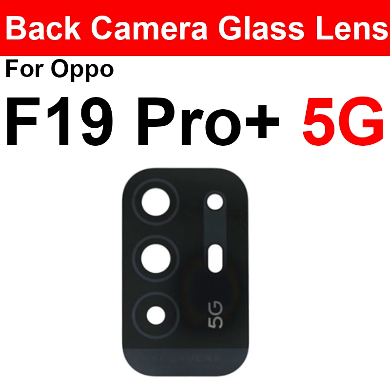 Back Camera Glass Lens For OPPO  F9 F17 19 Pro Plus F11 F15 Rear Camera Lens Glass with sticker Replacement Spare Parts