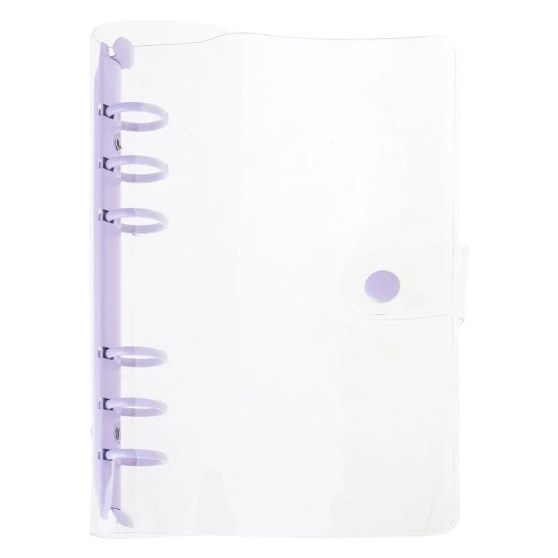 

A 6 6 Rings Binder Cover Soft Binding Covers Round Rings Binder Cover for Office