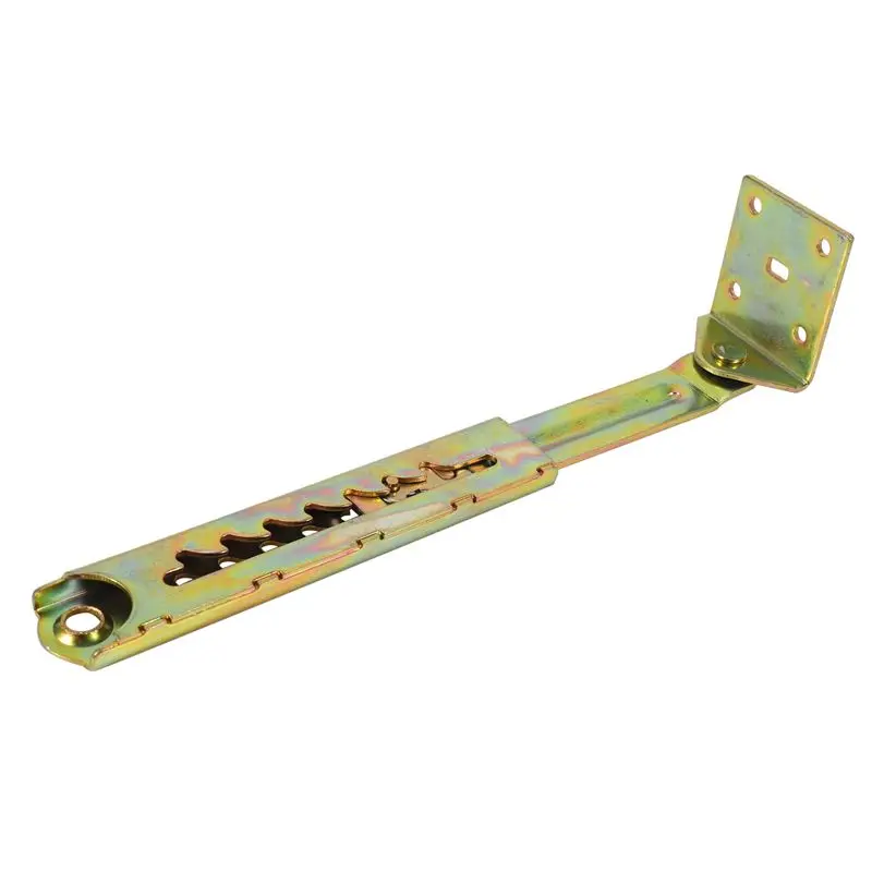 DT39 3 Pair 7 Gear Adjustable Angle Hinge with Bracket Lifting Rod Desk for Sofa Bed Headrest Furniture Hardware